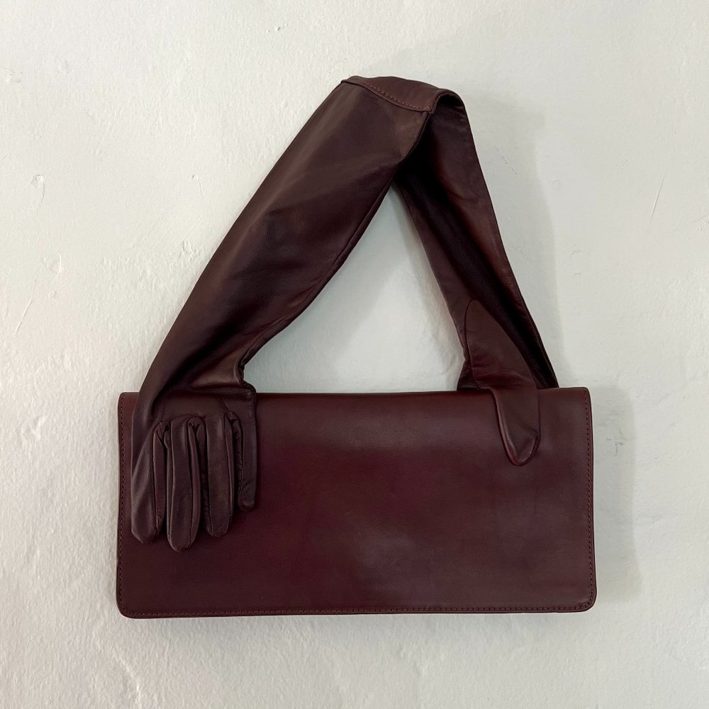 Maison Martin Margiela x H & M Glove Clutch Purse in Brown Rare